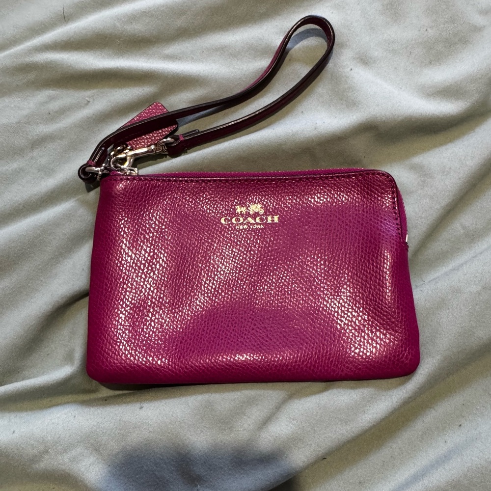 Coach Pink Wristlet